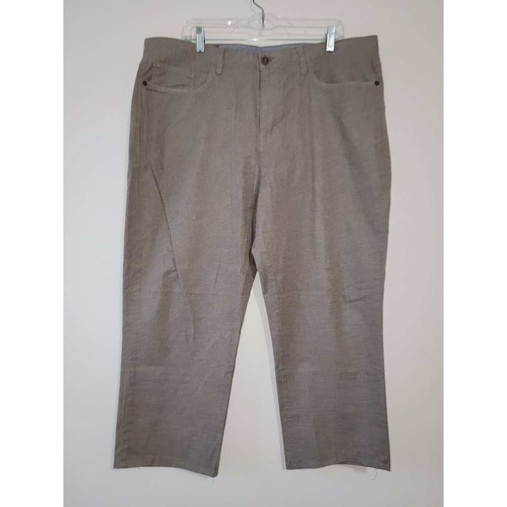 Johnston Murphy‎ Men Regular Fit Tan Chino Pants 40W x 32L